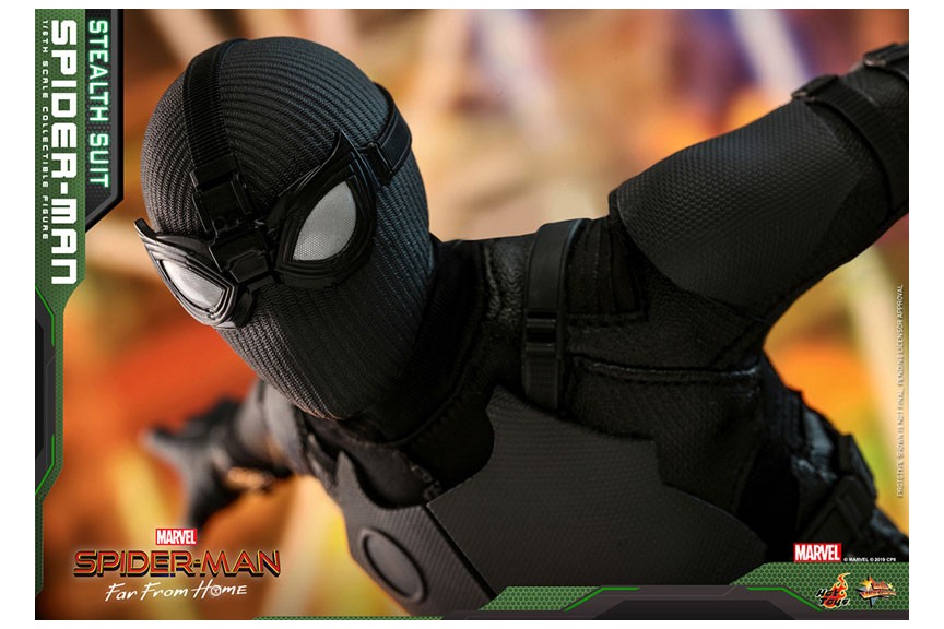spider man stealth suit hot toys