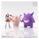 Pokemon Scale World Leaf & Clefable & Gengar Set Bandai Limited