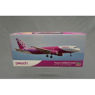 (T7) Peach AirBus A320 1/200 scale plastic model n 41 Hasegawa