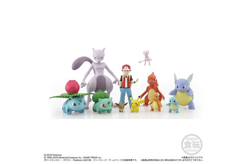BANDAI Pokemon Scale World Kanto Regional Set Shokugan Figure 1/20