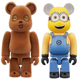 BEARBRICK TIM And BOB 2PACK Despicable Me 3 Medicom Toy