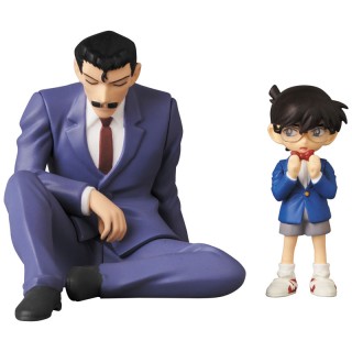 Ultra Detail Figure No.567 UDF Detective Conan Series 3 Sleeping Kogoro & Conan Edogawa Medicom Toy