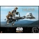 Masterpiece Star Wars TV Mandalorian Scale Figure Scout Trooper & Speeder Bike 1/6 Hot Toys