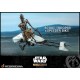 Masterpiece Star Wars TV Mandalorian Scale Figure Scout Trooper & Speeder Bike 1/6 Hot Toys