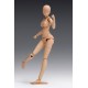 Scale Movable Body Female Type Light Brown Plastic Model 1/12 WAVE