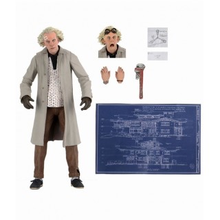 Ultimate 7 Inch Action Figure Back To The Future Dr. Emmet Brown Neca