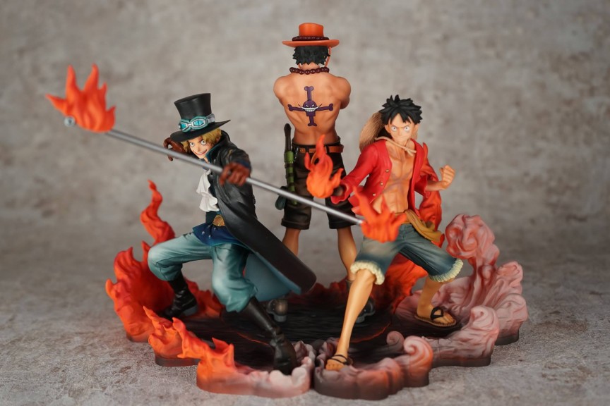 One Piece DXF brotherhood II set of 3 Sabo-Portgas.D.Ace-Monkey.D