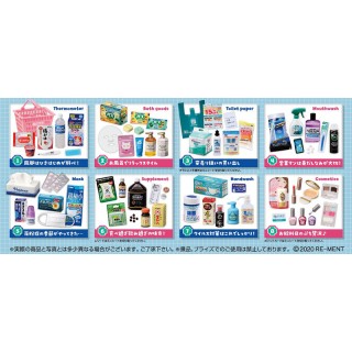 Petit Sample My Towns Little Drugstore Pack of 8 RE-MENT