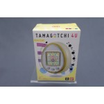 (T2E1) TAMAGOTCHI 4U COLOR WHITE WITH CARDS TOUCH NEW COLLECTOR BANDAI 