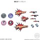 SHODO O Kamen Rider 6 Pack of 10 Bandai