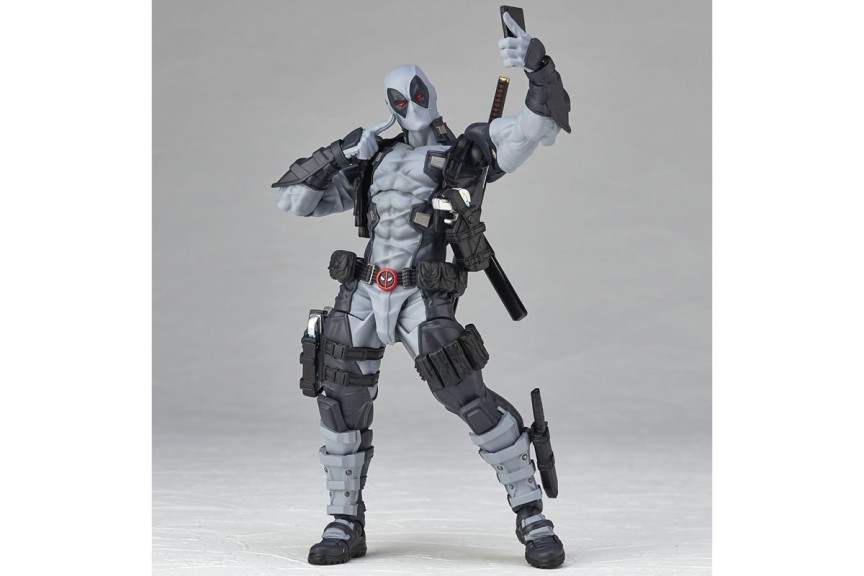 Revoltech Marvel Comics Figure Complex Amazing Yamaguchi No 025 EX Deadpool  ver.2.0 X Force Color Ver. Kaiyodo - MyKombini