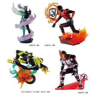 Puchirama Series Kamen Rider Legend Rider Memories Pack of 4 MegaHouse