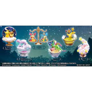 Pokemon STARRIUM SERIES Wish on a Shining Star Pack of 6 RE-MENT
