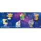 Kirby Star and Galaxy Starium Pack of 6 RE-MENT