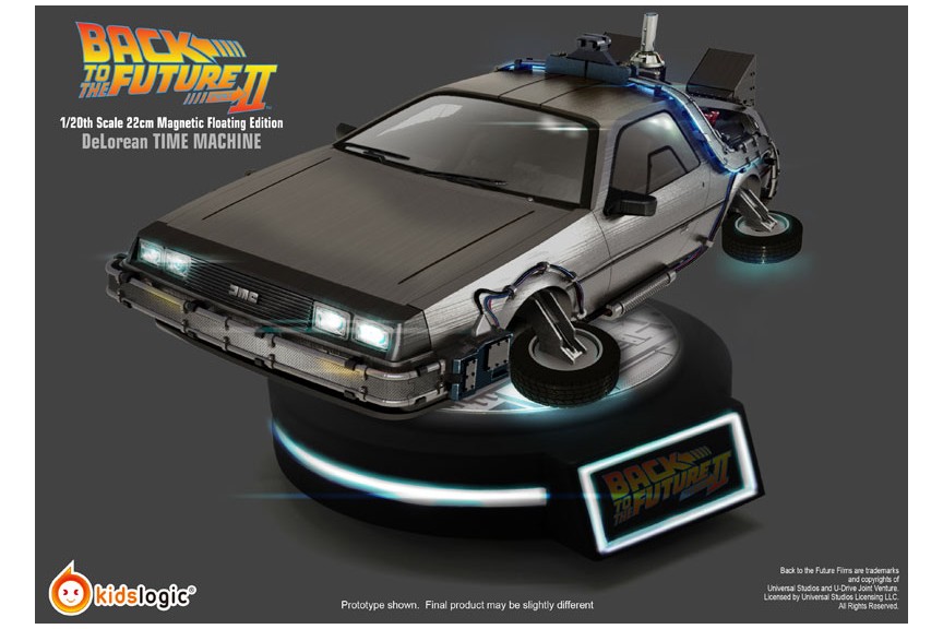1/20 Scale Magnetic Floating DeLorean Time Machine (Back To The Future 2)
