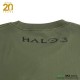 Halo Series 20th Anniversary T-shirt (Army Green) Size S FANTHFUL
