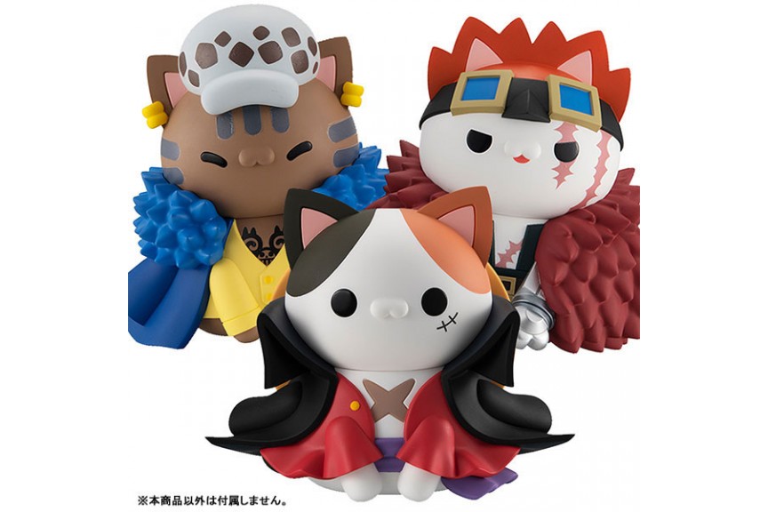 Mega Cat Project ONE PIECE Nyan Piece Nyan! All 8 types Figure