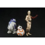 ARTFX+ Star Wars R2-D2 and C-3PO with BB-8 1/10 Kotobukiya