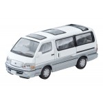 Tomica Limited Vintage NEO LV N216d Toyota HiAce Wagon Super Custom G 2001 (White / Silver) Takara Tomy