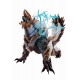 S.H.MonsterArts Monster Hunter Zinogre 20th Anniversary Edition Series BANDAI SPIRITS