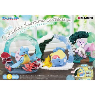 Pokemon Circular diorama collection Pack of 6 RE-MENT