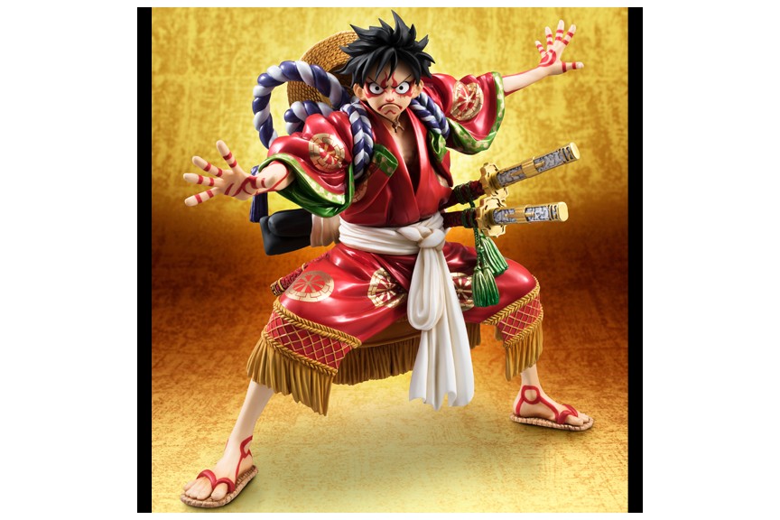 One Piece - P.O.P Portrait of Pirates Monkey D. Luffy KABUKI EDITION