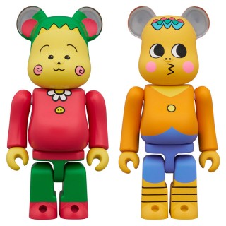 BEARBRICK Coji-Coji - Coji Coji & Jiroh 2PCS SET Medicom Toy