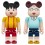 BEARBRICK Chibi Maruko-chan - Maruko & Tama chan 2PCS SET Medicom Toy