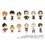 Ani-chara Heroes Haikyuu!! vol.1 Pack of 12 Takara Tomy