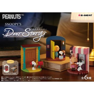 Peanuts SNOOPYs Door Story Pack of 6 RE-MENT