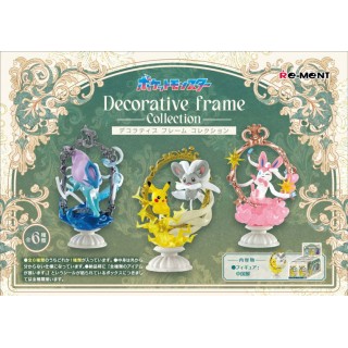 Pokemon Decorative Frame Collection Pack of 6 RE-MENT