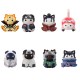 MEGA CAT PROJECT NARUTO Shippuden Nyaruto! The Battle Starts! Fourth Shinobi World War Arc Pack of 8 MegaHouse