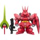 SD Gundam Jumbo Soft Vinyl Figure SD MSN 04 SD Sazabi PLEX