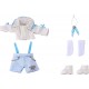 Nendoroid Doll Outfit Set Suspender Shorts Set (White & Blue) Good Smile Arts Shanghai