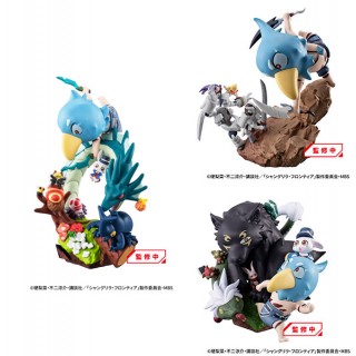 Puchirama EX Shangri-La Frontier VS Monster Diorama Collection Pack of 3 MegaHouse