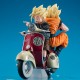 Desktop Real McCoy EX Dragon Ball Z Super Saiyan Son Goku & Super Saiyan Son Gohan & Bike MegaHouse