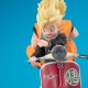 Desktop Real McCoy EX Dragon Ball Z Super Saiyan Son Goku & Super Saiyan Son Gohan & Bike MegaHouse