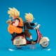 Desktop Real McCoy EX Dragon Ball Z Super Saiyan Son Goku & Super Saiyan Son Gohan & Bike MegaHouse