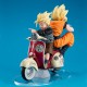 Desktop Real McCoy EX Dragon Ball Z Super Saiyan Son Goku & Super Saiyan Son Gohan & Bike MegaHouse