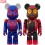 BEARBRICK Spider-Man Across the Spider-Verse SPIDER MAN 2099 & SPIDER WOMAN 2PCS SET Medicom Toy