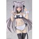 Tsuki ni Yorisou Otome no Sahou Luna Sakurakouji Cat eared Maid 1/6 Q-six