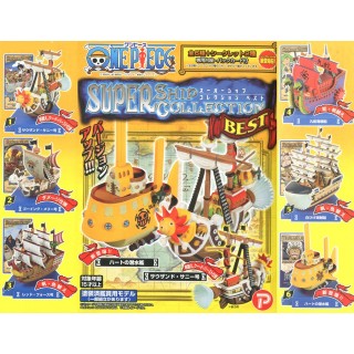 One Piece Super Ship Collection Best Full Set & Bonus Gold D. Roger Ship  Plex