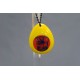 (T1E) DRAGON BALL Z DBZ SOUNDROP KEYCHAIN GOKU COLOR YELLOW BANDAI 