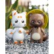 Little Fox with Two Tails Chibi Creature Ponkichi Ember Toys