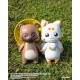 Little Fox with Two Tails Chibi Creature Ponkichi Ember Toys