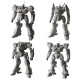 Armored Core Structure Arts Non Scale Plastic Model Kit Series Vol.1 All 4 Types BOX Square Enix