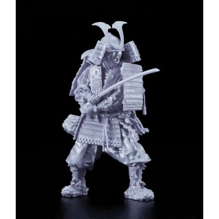 PLAMAX Kamakura Period Armored Warrior Silver color edition 1/12 Max Factory