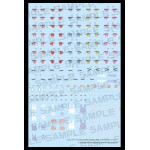 Megami Device M.S.G PUNI MOFU YUKI TU EYE Decals Set 1/1 Kotobukiya