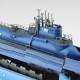 Arpeggio of Blue Steel -Ars Nova 1/350 Submarine Blue Steel I-401 Aoshima