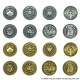 Dragon Quest Otakara Coin Collections Vol.3 Pack of 16 Square Enix